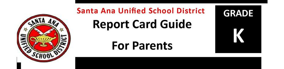 Report Card Guide K 